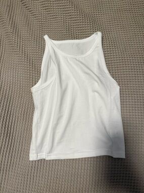 White cropped Tank Top